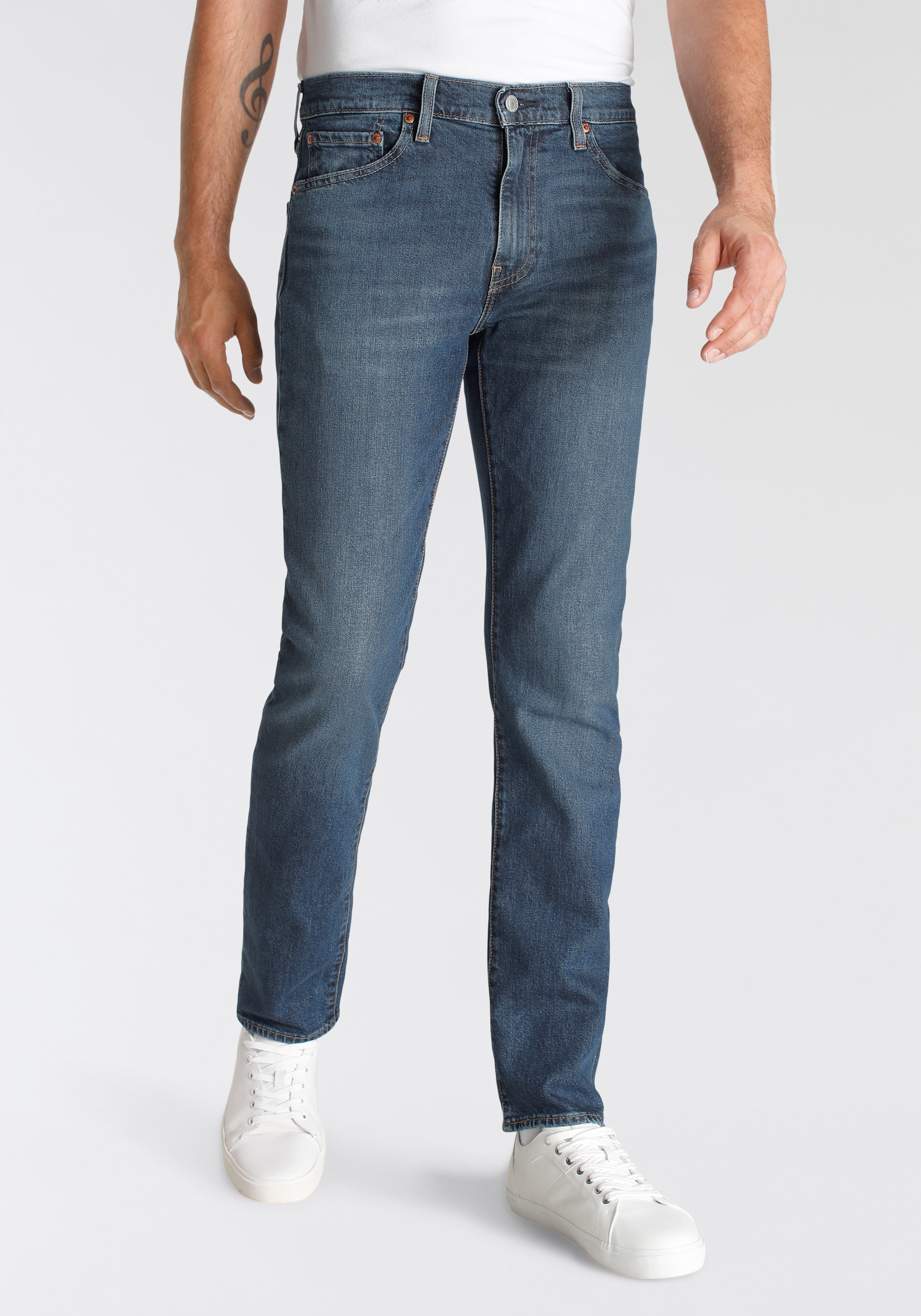 „Slim-fit-Jeans LEVI’S „“511 SLIM““ Gr. 32, Länge 30, blau (apples to apples adv) Herren Jeans Skinny-Jeans mit Stretch“
