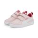 Sneaker PUMA "Courtflex V2 Sneakers Jugendliche" Gr. 33, rosa (almond blossom white pink) Kinder Schuhe