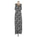 Design History Casual Dress - Maxi: Black Print Dresses - Women's Size Medium