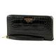 GUESS Women Laurel SLG Large Zip Around Wallet, Black