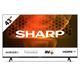 SHARP 43FH6EA Full HD Frameless Android TV 108cm (43 Zoll), 3X HDMI, 2X USB, Dolby Digital, Active Motion 400