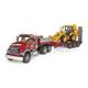 MACK Granite Truck Low Loader with JCB 4CX Backhoe Loader