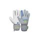 Torwarthandschuhe REUSCH "Attrakt Grip Finger Support" Gr. 10,5, grau (grau, gelb) Damen Handschuhe Sporthandschuhe