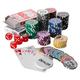 squirrel Poker 500pcs Poker Set 14G ULTIMATE 2023 EDITION Design Poker Chips with 7 chip values in Black Aluminium Poker case