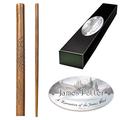 The Noble Collection - James Potter Character Wand - 15in (37cm) Wizarding World Wand With Name Tag - Harry Potter Film Set Movie Props Wands