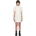 Off-white Mock Neck Minidress