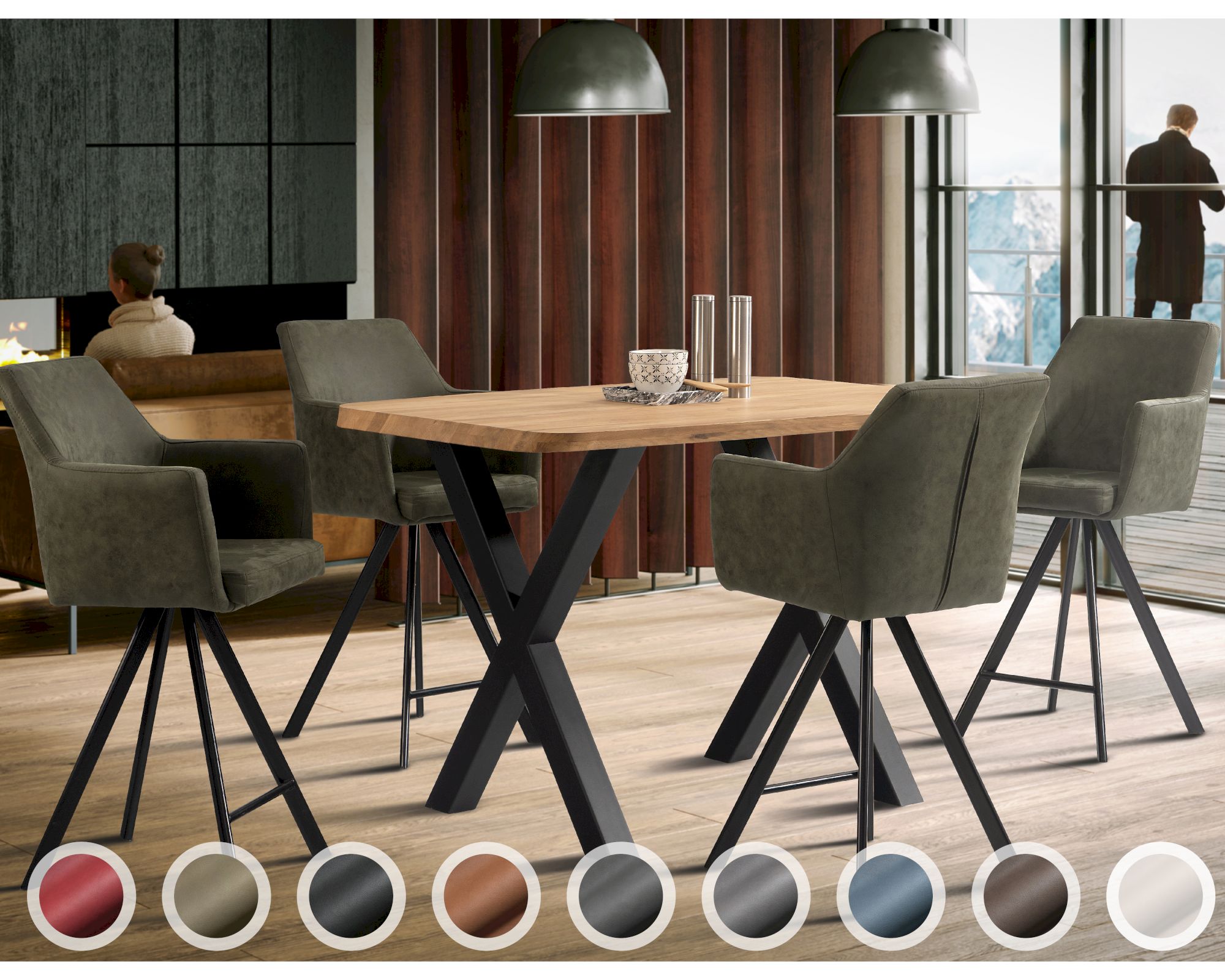 Schösswender »Porto« Sitzgruppe II Gavin 202 rot Image