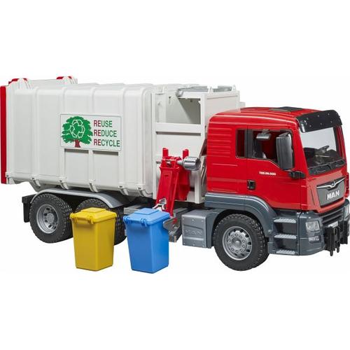 Bruder 03761 MAN TGS Seitenlader Müll-LKW – Bruder Spielwaren GmbH & Co. K