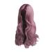 Sehao High Temperature Silk Rose Net Purple Big Wave Long Curly Hair High Fashion Chemicals Fiber Wig Wigs for Women