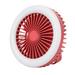 Camping Fan with LED Lantern 8 inch 10000mAh Rechargeable Battery Powered Max. 28H of Working Powerful & Quiet 180Â° Rotation Portable Fan for Home Tent Emergency