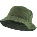 Bucket Hat Boonie Basic Hunting Fishing Outdoor Summer Cap Unisex 100% Cotton Large/X-Large Olive