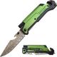 Snake Eye Tactical 6-in-1 Green Damascus Multi-tool Knife with Flint Fire Starter