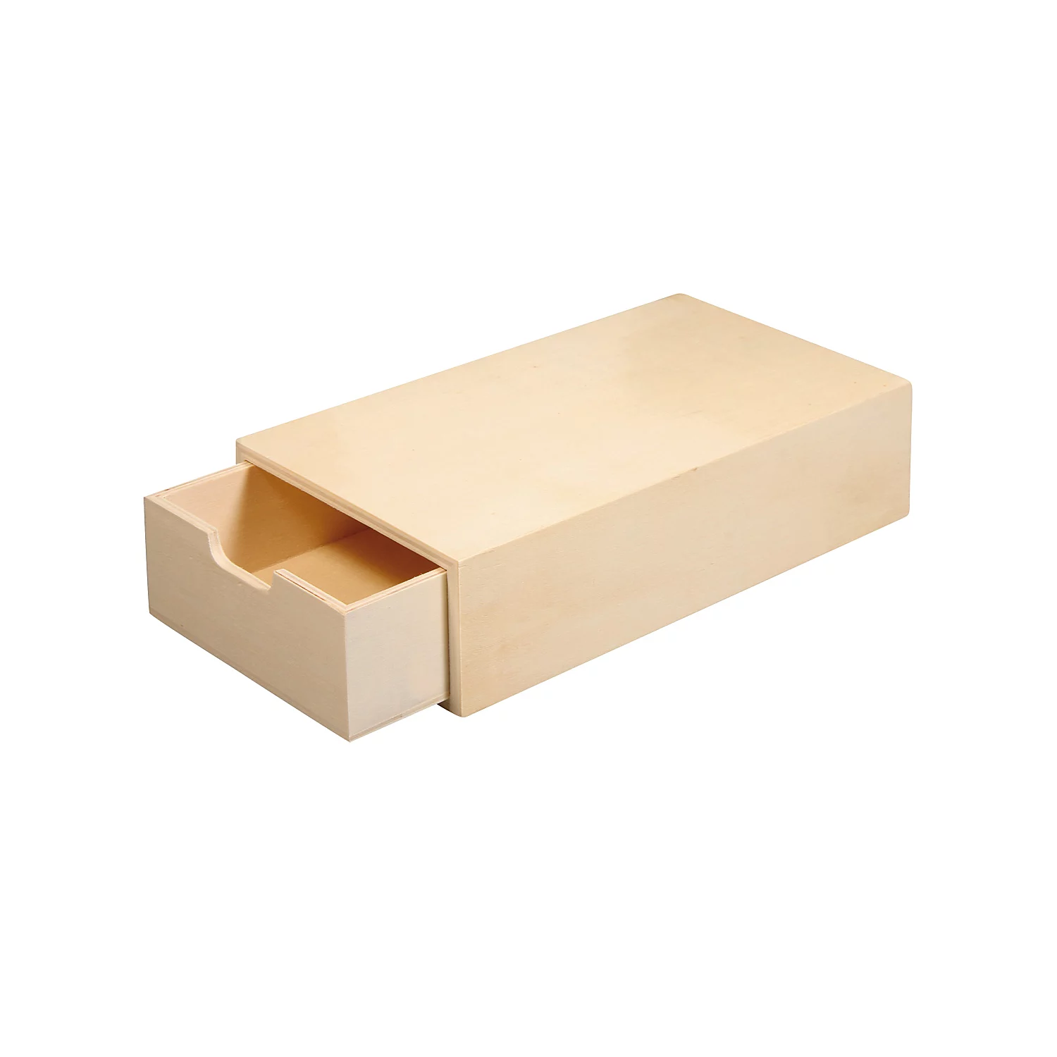 Schatulle aus Holz, mit ausziehbarem Innenfach Image