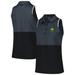 Women's Under Armour Graphite John Deere Classic Playoff Heather Block Sleeveless Polo