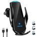 15W Fast Wireless Car Charger: Auto-Clamping Phone Holder Mount for Kyocera DuraForce Pro 2 - Optimal Charging on the Go