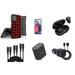 Accessories for Motorola Moto G Stylus 5G 2023 - Belt Holster Kickstand Rugged Case (Red Black Plaid) Screen Protectors Wireless Earbuds Car Charger Wall Charger USB Cables (3ft 6ft 10ft)