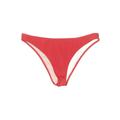 Shade & Shore Swimsuit Bottoms: Red Color Block Swimwear - Women's Size Medium