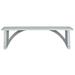 Century Wall Shelf 24" Wide, 24" Wide, Silver