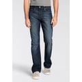 Bootcut-Jeans LEVI'S "527 SLIM BOOT CUT" Gr. 36, Länge 32, blau (comin round the moun) Herren Jeans Bootcut