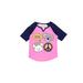 Justice Short Sleeve T-Shirt: Pink Tops - Kids Girl's Size 12