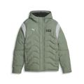 Windbreaker PUMA "Mercedes-AMG PETRONAS MT7 Ecolite Steppjacke Herren" Gr. S, grün (eucalyptus green) Herren Jacken Sportjacken