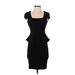 Aqua Casual Dress - Sheath: Black Dresses - Women's Size X-Small