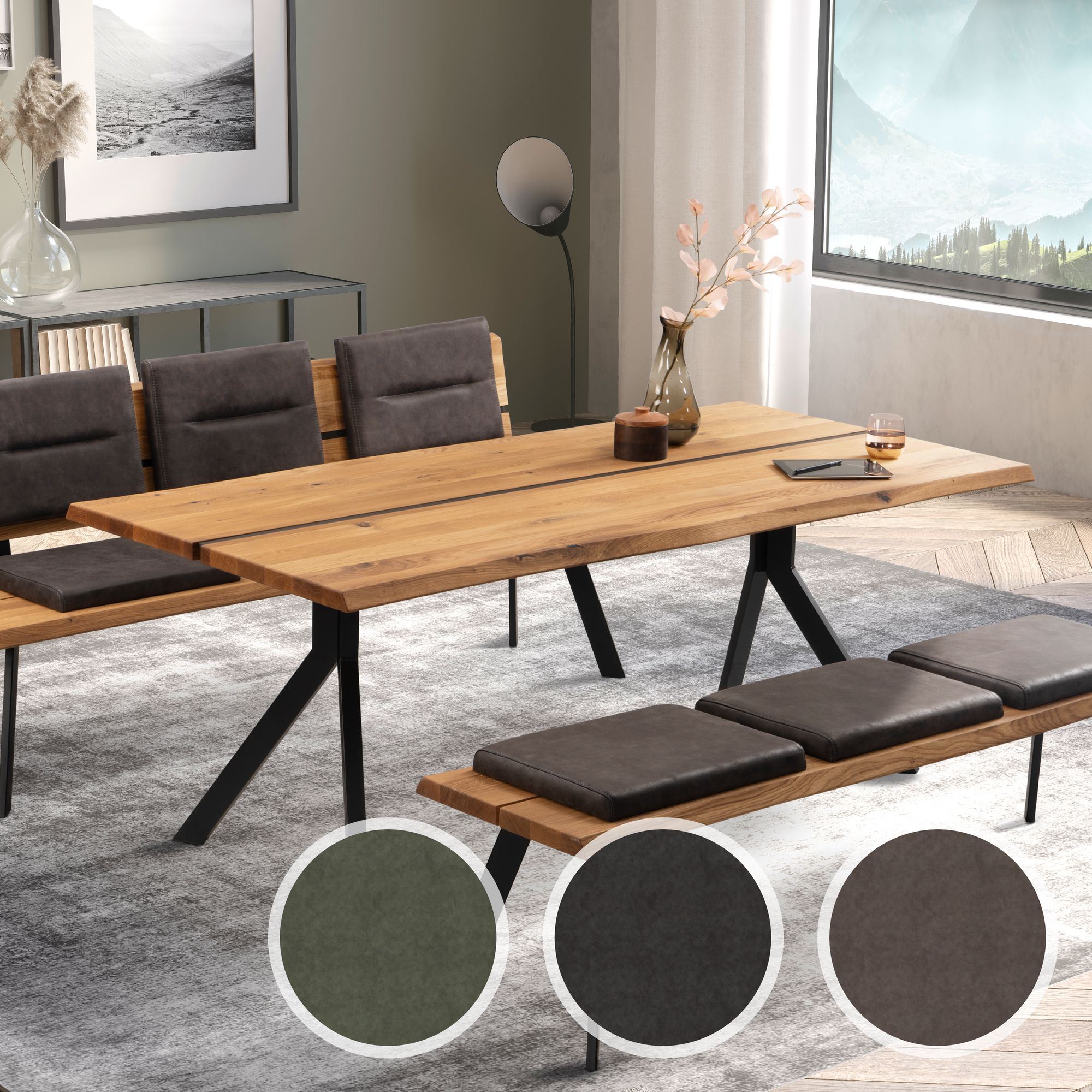 Schösswender »Vigo 100« Essgruppe V Echtleder Laguna soft beige