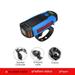 3 in 1 Bicycle Light USB Charging Bike Bicycle Front Light Flashlight Cycling Head Light with Horn Speed Meter LCD Screen