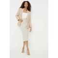 Womens Turnback Cuff Blazer