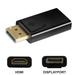 Displayport to HDMI Female Adapter DisplayPort DP to HDMI Adapter Male to Female Video Converter 1080P