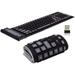 FNNMNNR Foldable Silicone Keyboard USB Wired Waterproof Rollup Keyboard for PC Notebook Laptop (Black+Grey)