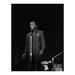 Lou Rawls Standing on Stage - Unframed Photograph Paper in Black/White Globe Photos Entertainment & Media | 20 H x 16 W x 1 D in | Wayfair