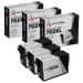 LD Remanufactured Replacements for Epson 702 High Yield T702XL120 702xl Ink Cartridges for Epson Printer Workforce Pro WF-3720 WF3720 WF-3720 WF-3730 WF-3733 (Black 3-Pack)