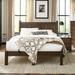 Grain Wood Furniture Shaker Solid Wood Panel Platform Bed