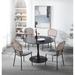 1+4, 5 Pieces Table and Chair, Black Dining Sets, Kitchen Sets