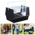 Metal Bird Carrier Travel Cage Portable Bird Cage Travel Parrot Cage Parrot Cage Outing Bird Carrying Cage for Bird