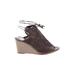 Journee Collection Wedges: Brown Shoes - Women's Size 7 1/2