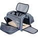Tucker Murphy Pet™ Expandable Pet Travel Carriers Polyester in Gray | 11 H x 17 W x 11 D in | Wayfair 0B1094DCB5E54418A1930D898BFDC4C7