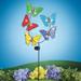 Solar Powered Colorful Butterflies Garden Stake