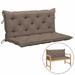 Anself Garden Bench Cushion Taupe 47.2 Oxford Fabric