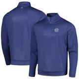 Men's 2023 U.S. Senior Open Peter Millar Navy Pina Skullada Quarter-Zip Pullover