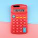 SDJMa Basic Standard Calculators 4.3 X2.5 Small Digital Desktop Calculator with 8-Digit LCD Display Solar Power Smart Calculator Portable Pocket Size for Kids Office Home School Supplies