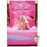 Mattel Barbie: The Movie - Barbie Car Wall Poster with Push Pins 22.375 x 34