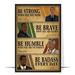 LOLUIS Inspirational Quotes Wall Art Iconic Black Leaders Art Print Decor Gifts for Home Office Classroom Men Leader Poster (Unframed 16 x24 )