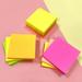 Nvzi 10 Pads Sticky Notes 3x3 Inches Colored Self-Stick Pads Easy to Post for Home School Office Supplies Desk Accessories 100 Sheets/Pad Phosphor