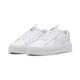 Sneaker PUMA "Smash Platform v3 Pop Up Sneakers Damen" Gr. 38, weiß (white matte silver gray metallic) Schuhe Sneaker