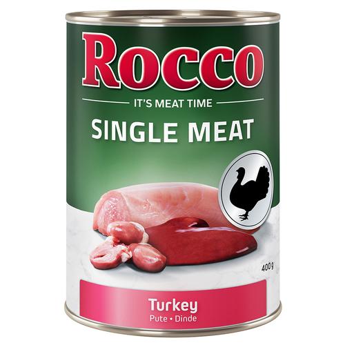 24x400 g Rocco Single Meat Hundenassfutter