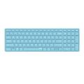 Rapoo Wireless Bluetooth Tastatur (Wireless, für pc, Slim, Windows XP/Vista/7/8/10/11, Mac OS X 10.4, QWERTY, USB A) Blau