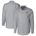 Men's Cutter & Buck Charcoal Oklahoma State Cowboys Alumni Logo Stretch Oxford Long Sleeve Button-Down Shirt