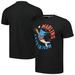 Men's Homage Black Miami Marlins Doodle Collection Let's Go Fish Tri-Blend T-Shirt